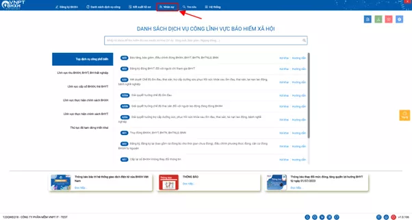 Hướng dẫn cập nhật địa chỉ mới theo mô hình địa phương 2 cấp trên VNPT BHXH