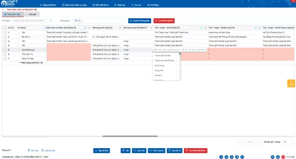 Hướng dẫn cập nhật địa chỉ mới theo mô hình địa phương 2 cấp trên VNPT BHXH