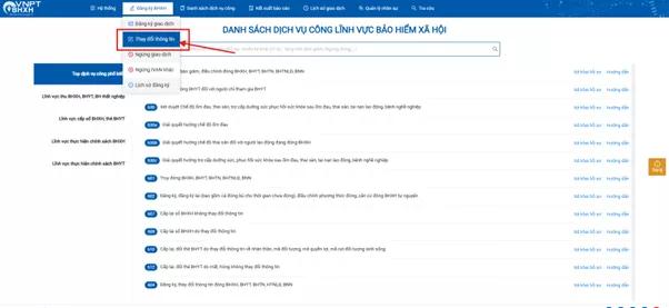 Hướng dẫn cập nhật địa chỉ mới theo mô hình địa phương 2 cấp trên VNPT BHXH